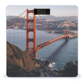 Digital Bathroom Scale for Body Weight Scale with Bright LCD Display High Accuracy Step-On Technology Auto On/Off San Francisco Golden Gate Bridge Digital Scales 400 Lbs /180kg