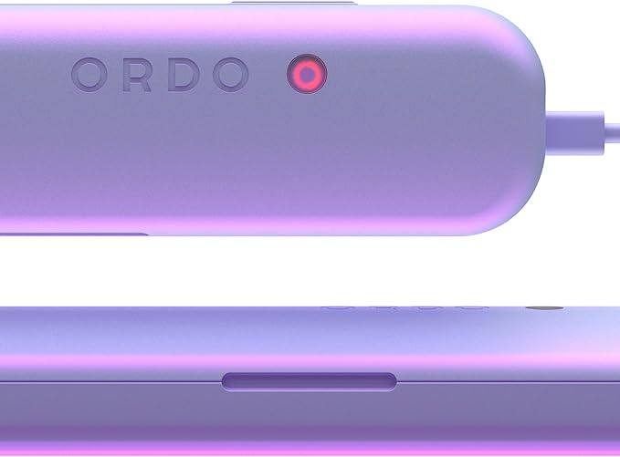ORDO Sonic+ Electric Toothbrush with Case Sonic Toothbrushes for Adults Charging Travel Case 4 Brushing Modes Fast Rechargeable Battery Silicone Polishing USB Charger Pearl Violet