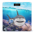 Shark Ocean Theme Scale for Body Weight Digital Bathroom Scale Precision Smart Weighing Scales with Clear LED Display Accurate High Precision Scales Weighing Machine
