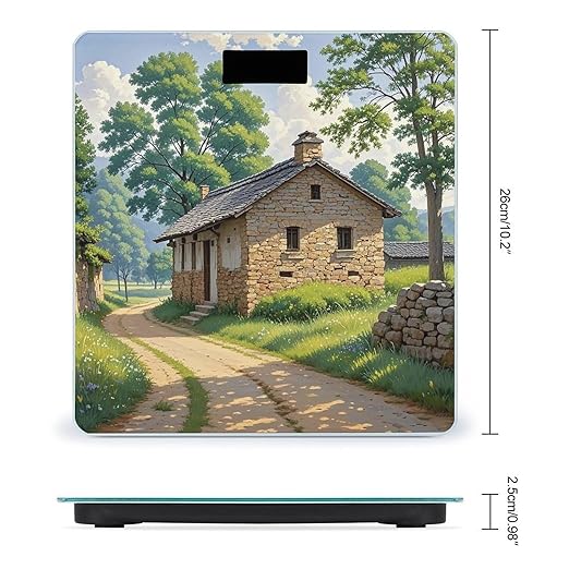 Outer House Scale for Body Weight Highly Accurate Digital Bathroom Body Scale Digital Bathroom Scales for People Anti-Slip Large LCD Display Smart Scales