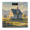 House on The Prairie Bathroom Scale for Body Weight Bathroom Weighing Scales with Back Lit LED Display Sturdy Tempered Glass Body Weight Bathroom Scale 400lb Weighing
