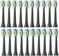 Compatible for 5-20pcs Replacement Toothbrush Heads Compatible with Electric Brush Head 1100 2100 4100 4300 5100 5300 6100 Independent Package(20pcs Black)