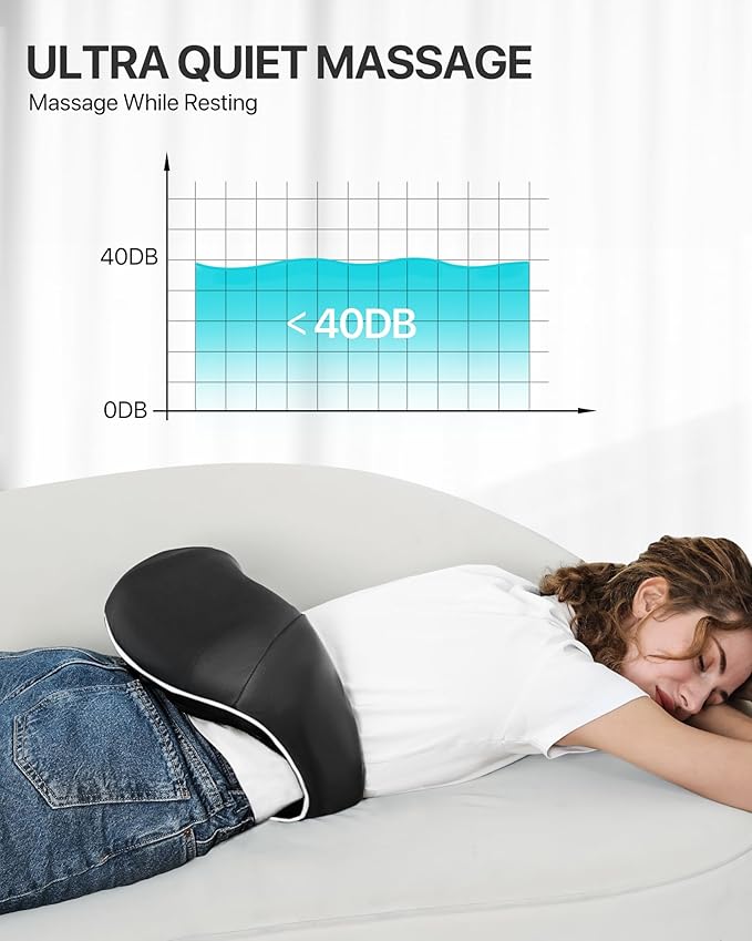 ALLJOY Neck Massager for Pain Relief Deep Tissue with Heat HSA 3D Kneading Shiatsu Neck and Back Massager for Shoulder Full Body Home Office Car Use FSA Birthday Gifts for Mom Men Dad Women