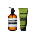 Aesop Geranium Leaf Body Cleanser + Scrub | 16.9 oz + 6.2 oz