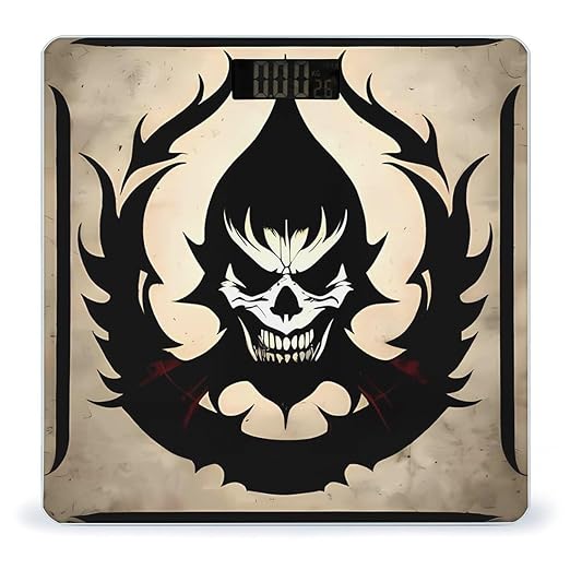 Devil Satan Scale for Body Weight Accurate Digital Bathroom Scale Toughened Glass High Precision Scales Smart Weight Scales with Large LCD Backlight Display Weighing Machine
