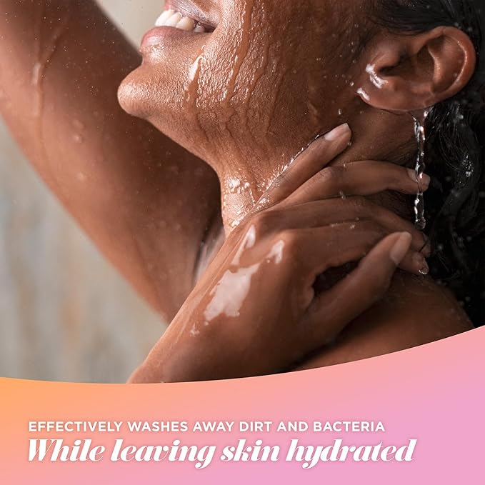 Caress Moisturizing Peony &amp Almond Blossom Body Wash for Fresh Smooth Skin Body Soap to Soothe &amp Unwind 20 Fl Oz (Pack of 2)