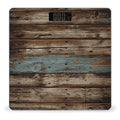 Rustic Old Barn Wood Scale for Body Weight Accurate Digital Bathroom Scale Toughened Glass High Precision Scales Smart Weight Scales with Large LCD Backlight Display Weighing Machine