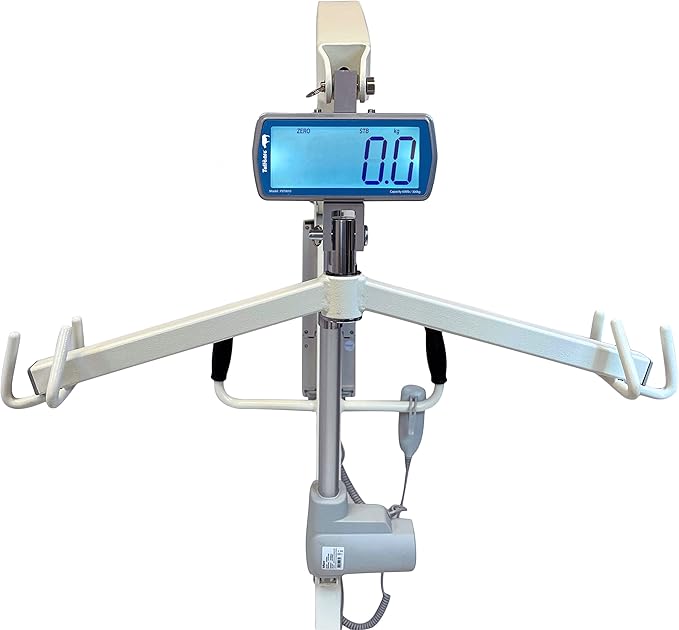 Digital Patient Lift Scale Rhino Large Display Low Profile Universal Fit Scale Compatible with Tuffcare Hoyer Invacare McKesson Joerns and Others (Economy 600 lbs.)