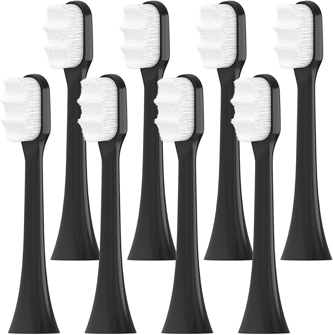Compatible for Replacement Toothbrush Brush Heads Compatible with Philips Sonicare Electric Ultra Soft Nano Bristles 1100 5300 7500(8 Pcs)