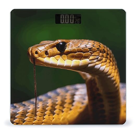 Cobra Snake Smart Scale for Body Weight Accurate Bathroom Scale with LED Display Digital Weight Scales Weighing Machine High Precision Scales for Bath Home