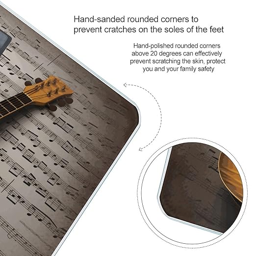 Note Guitar Bathroom ScaleHighly Accurate Digital Weighing Machine for People Bright LED Display Weight Scale for The Aldult Home Use