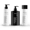 Boldly Basic Fragrance Free Body Wash Lotion and Shampoo - Gentle on Sensitive Skin and Hair - Unscented - Dermatologist Tested - No Sulfates Parabens or Gluten - Hypoallergenic