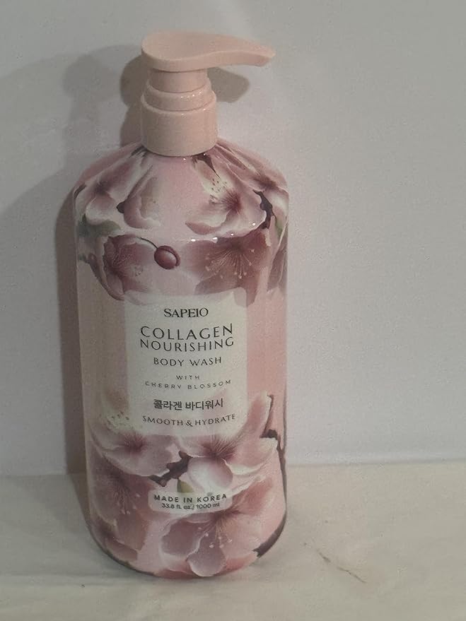 Collagen Nourishing Body Wash with Cherry Blossom Smooth &amp Hydrate 33.8 Fl oz