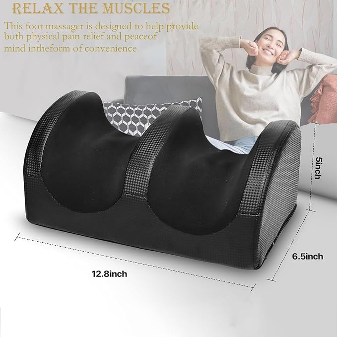 Foot Massager with Heat Shiatsu Foot Massager Machine with Massage Roller Feet Massage for Plantar Fasciitis Pain Relief Promotes Blood Circulation Gifts for Women &amp Men