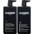 Blackwood For Men Active Man Daily Shampoo and Pure Moisture Body Wash - Sulfate Free Paraben Free &amp Cruelty Free (17 Oz)