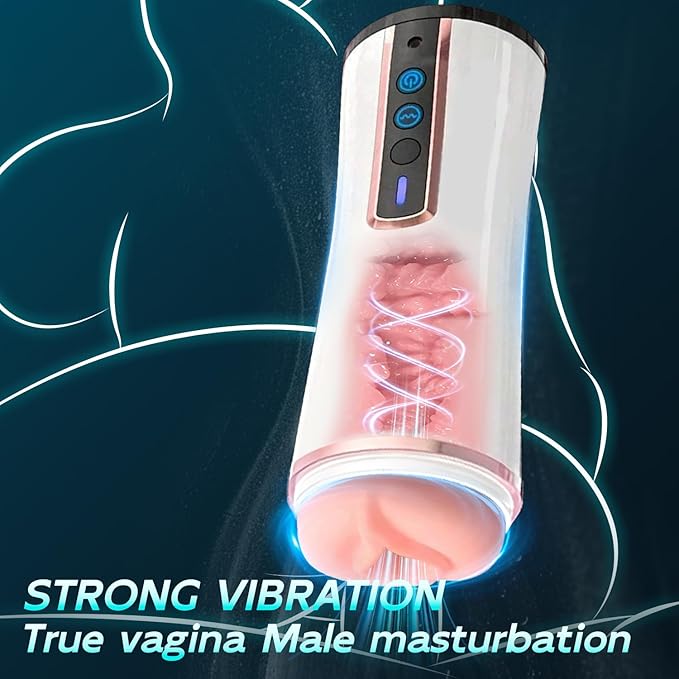 Male Masterburbatar Hands Free with 10 Viboators Sucking Automatic Male Mastusbafor Tight Sleeve Hoodies Pocket Puzzy Silicone Full Body Electric Blowjobob Machine for Man Massager Machine PWO3