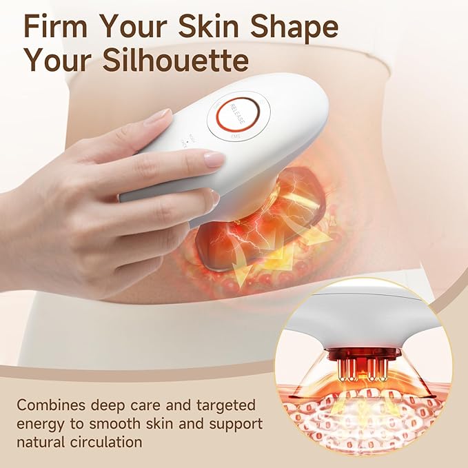Body Sculpting Machine – 3-in-1 Cellulite Massage Tool for Arms Thighs and Belly – Portable and Easy to Use at Home