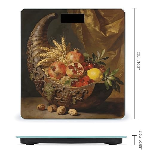 Cornucopia Smart Scale for Body Weight Digital Bathroom Scale Toughened Glass Weight Scale with Large LCD Backlight Display High Precision Scales Weighing Machine