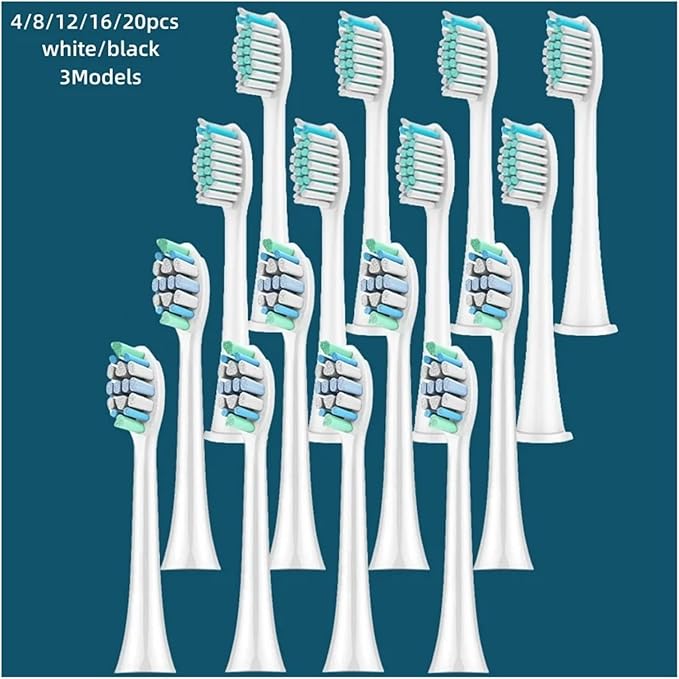 Electric Toothbrush Head(20pcs Black)