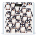 Cute Baby Penguins Sketch Digital Bathroom Scale for Body Weight Weighing Scale with Backlit LCD Display High Precision Measurements &amp Measures Weight Up to 180kg