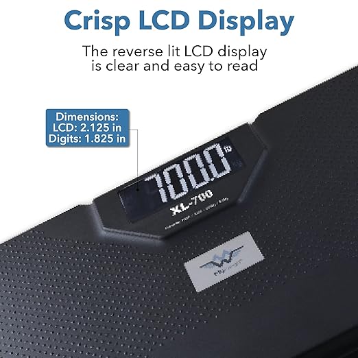 My Weigh Xl-700 Talking Bathroom Scale 700 Lb 320kg