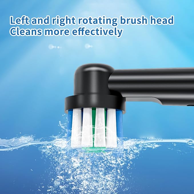 Deep Clean Rechargeable Electric Powered ToothbrushPressure Sensor to Protect Gums (Pink)