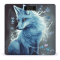 Blue Fox Bathroom Scale for Body Weight Bathroom Weighing Scale with Backlit LCD Display Highly Accurate Measures Weight Up to 180kg
