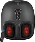 COMFIER Shiatsu Foot Massager with Heat Kneading RollingVibration CompressionRemote ControlFoot Massage for NeuropathyPlantar FasciitisSize 13“