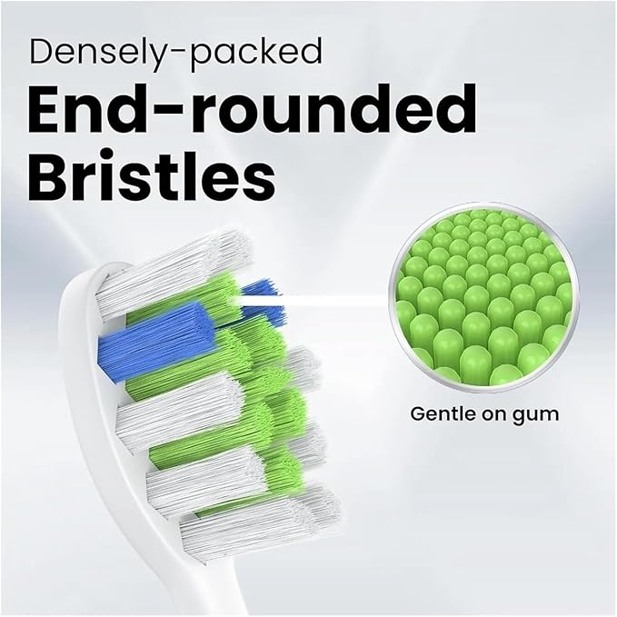 Replacement Toothbrush Heads Oral Essence Turquoise Refill DiamondcleanCompatible for Philips Sonicare(3color-2A-4pcs)