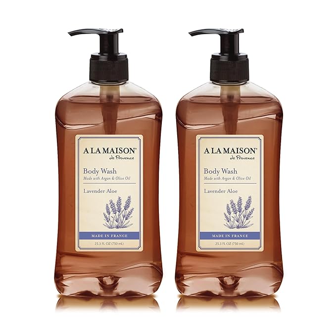 A LA MAISON Lavender Aloe Body Wash 25.36 Fl Oz 2 Pack