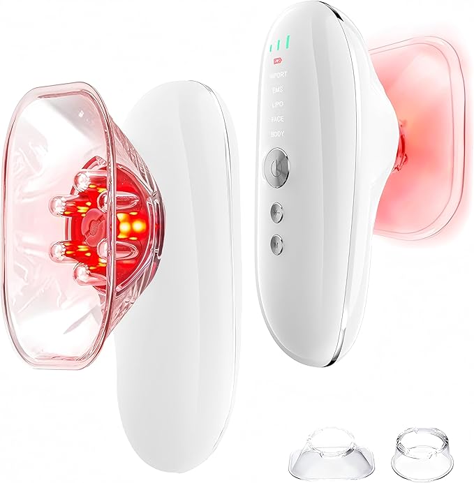 Body Smart Scraping - 4 in 1 Body Sculpting Machine - Best Cellulite Removal Machine- Body SculptorSuitable for Legs Abdomen Arms Love Handles Relieves Muscle Tension and Tightens Skin (White)