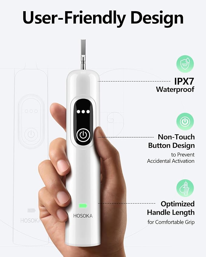 Sonic Electric Toothbrush for Adults Oscillation &amp Vibration Smart Toothbrush with Customizable App 3 Brush Heads Wireless Rechargeable Travel Electric Toothbrush IPX7 Waterproof (White)