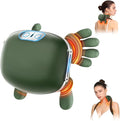 Neck Massager with Heat Bionic Deep Tissue Shiatsu Kneading Cordless Rechargeable Hands‑Free Wearable for Muscles Home Office Back and Shoulder Massagers with Fingers