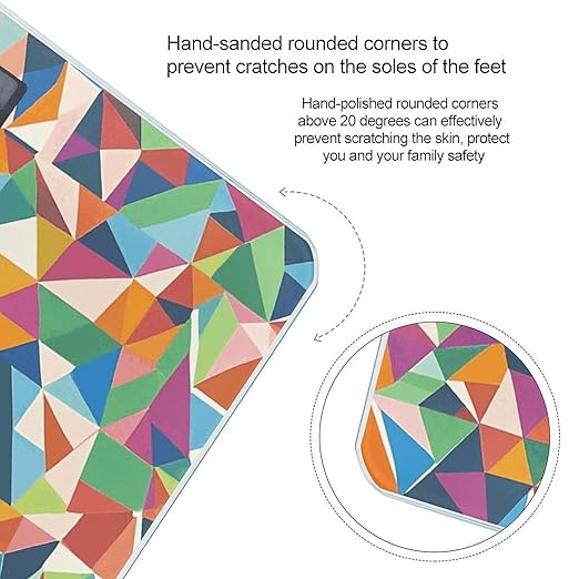 Pattern Made of Triangles Scale for Body Weight Digital Bathroom Scale Accurate Smart Weight Scales with Large Display Weighing Machine High Precision Scales