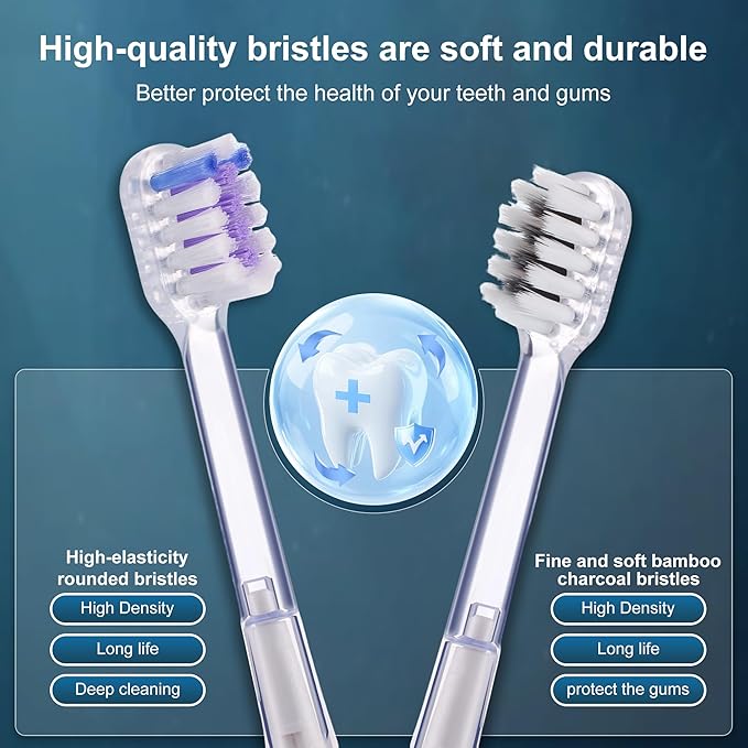 Electric Toothbrush for AdultsWave Oscillation &amp Vibration Sonic Tooth BrushBASS-Brushing Technique Travel Rechargeable Toothbrushes with 4 Soft Bristle Replace HeadsGifts for Men Women