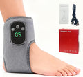 Ankle Massager for Pain Relief with Hot Compress Function 3-Level Adjustable Heat &amp Vibration Smart Timer Touch Screen Compact &amp Portable for All Ages (1pc)