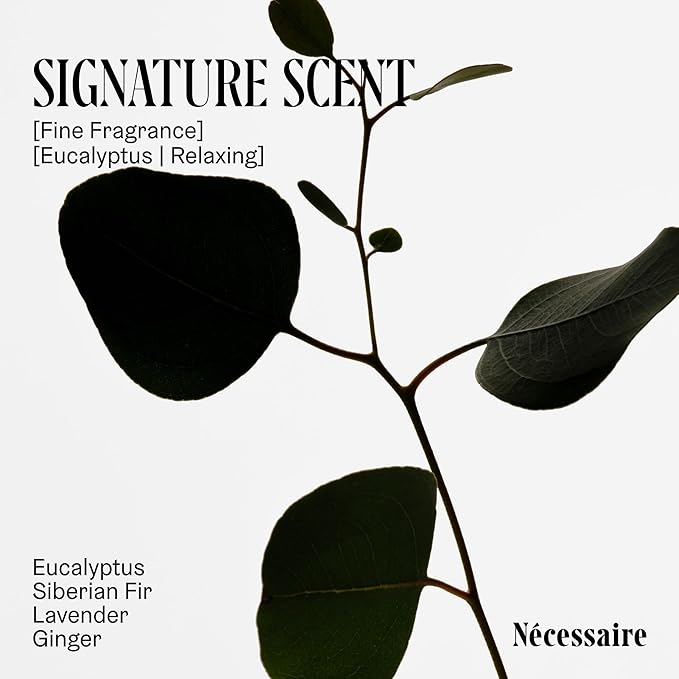 Nécessaire The Body Wash Eucalyptus — Multi-Oil Shower Gel Body Wash for Women + Men. Non-Comedogenic + Hypoallergenic for Sensitive Skin with Niacinamide. 500ml/16.9 fl oz
