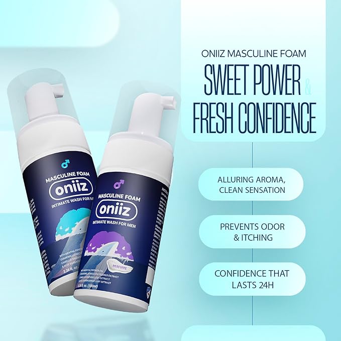 Men's Intimate Wash Sweet Power and Fresh Confidence | pH Balanced Natural Scents | Father's Day Gift for Husband Men brother | Ideal for Special Occasions