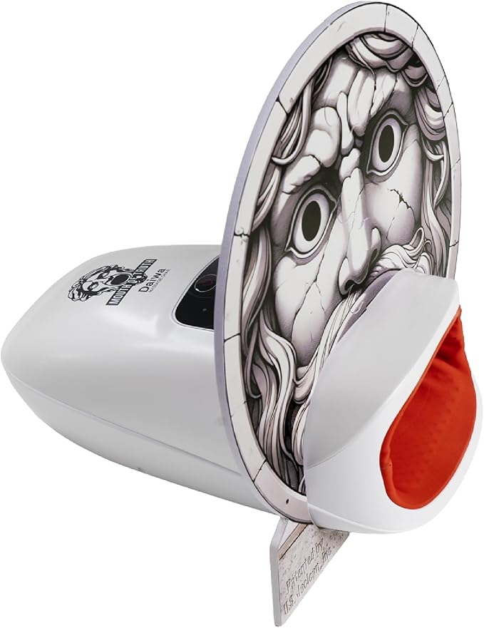 Daiwa Felicity Mouth of Truth Hand Massager – Air Compression Reflexology Cordless with 3 Massage Modes Portable Pain Relief for Hands &amp Circulation Playful Laugh Sound