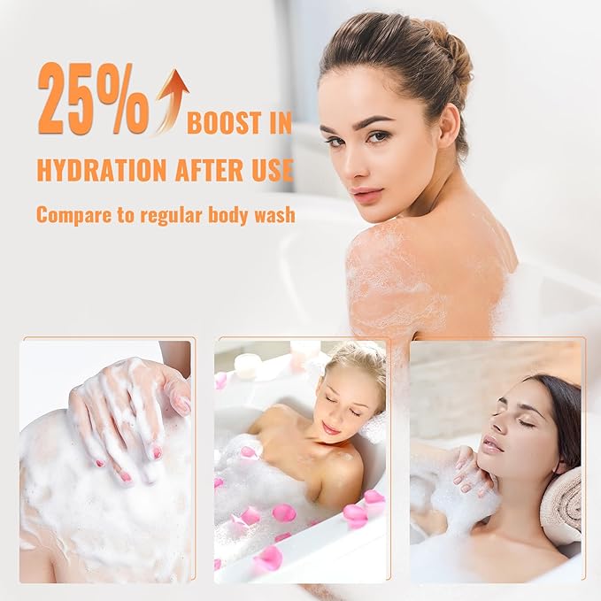 VGO Fragrance Mousse Body Wash Instant Foaming Body Wash for Skin Hydration &amp Refreshing Cleanse 11.8oz