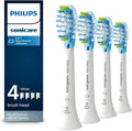 Philips Sonicare C3 Two-in-One - Genuine Replacement Electric Toothbrush Heads White 4 Pack One Year Supply HX9044/65