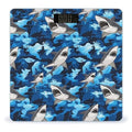 Women's Digital Bathroom Weighing Scale Automatic Switch Energy Saving Scale Smart Scale for Body Weight Cool Dinosaur and Ocean Sharks