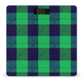 Digital Bathroom Weighing Scale Energy Saving Scale Smart Scale for Body Weight Black Green Scottish Tartan Plaid