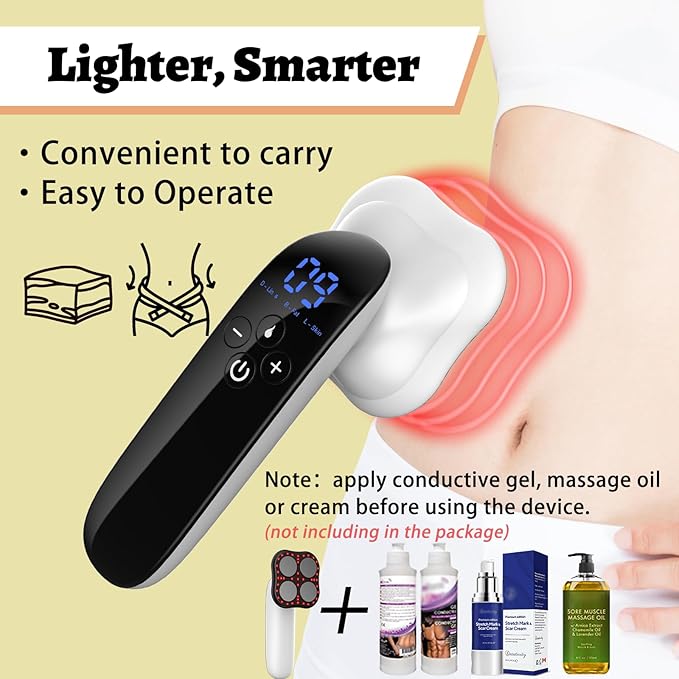 Body Sculpting Machine-Professional Cellulite Remover for Legs Belly Hip ArmPortable Massage Tool for Women
