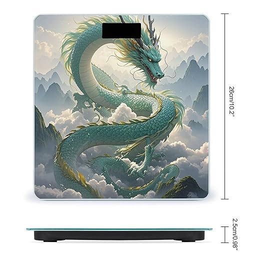 Digital Bathroom Scale for Body Weight Scale with Bright LCD Display High Accuracy Step-On Technology Auto On/Off Qinglong Digital Scales 400 Lbs /180kg