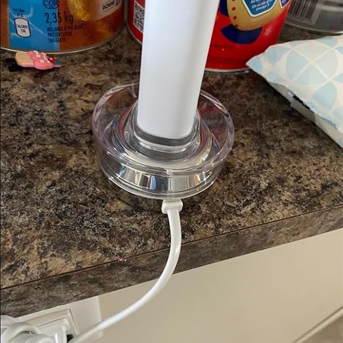 Electric Toothbrush Glass Cup Charger for Philips Sonicare HX93-HX99 Series HX9100 &amp CBA1001 2-in-1 Upgraded for HX9330 HX9340 HX9360 HX9901 HX9903 HX9924 HX9954 HX9957 HX992W HX993B &amp More