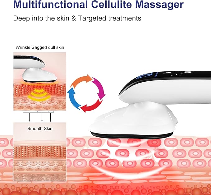 4 Heads Pro Max Version Cellulite MassagerCordless Body Shaping Machine for Arms Legs Back.