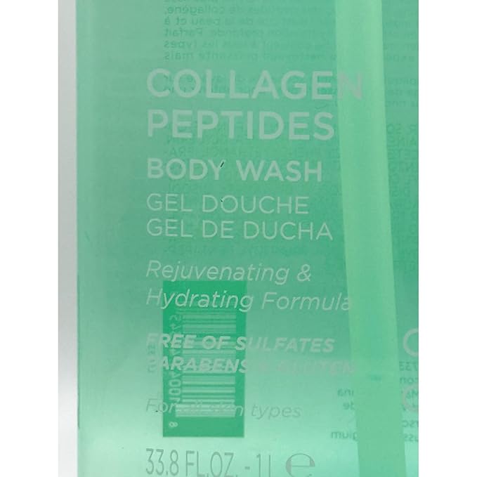 Luseta Collagen Peptides Body Wash Rejuvenating Hydrating Formula 33.8 FL. OZ