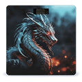 Dragon Bathroom Scale for Body Weight Bathroom Weighing Scale with Backlit LCD Display Highly Accurate Measures Weight Up to 180kg