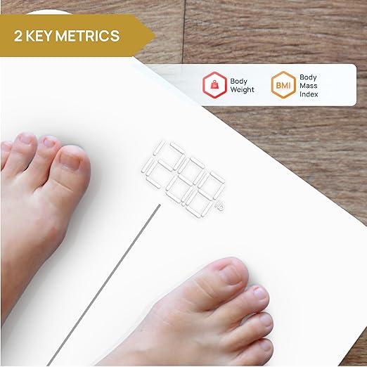 INEVIFIT Smart Bathroom Scale &amp Digital Kitchen Scale Fitness Bundle Complete Body Composition and Nutrition Tracking Solution with Batteries Included